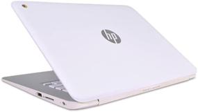 img 1 attached to 💻 HP Chromebook F7W49UA#ABA 14-Inch Netbook (White): Effortless Elegance and Enhanced Performance for On-the-Go Computing