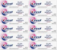 🦷 crest pro health gum and sensitivity toothpaste for sensitive teeth - soft mint 0.85 oz (24g) - travel size 12 pack logo