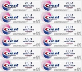 img 4 attached to 🦷 Crest Pro Health Gum and Sensitivity Toothpaste for Sensitive Teeth - Soft Mint 0.85 oz (24g) - Travel Size 12 Pack