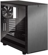 fractal design gunmetal aluminum fd c def7a 08 logo