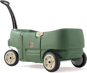 img 4 attached to 🚂 Step2 Step Wagon Willow Green: The Ultimate Ride-On Companion for Your Little Ones!