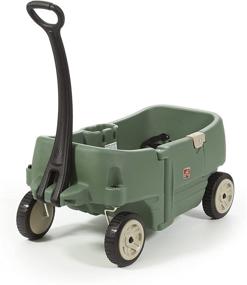 img 1 attached to 🚂 Step2 Step Wagon Willow Green: The Ultimate Ride-On Companion for Your Little Ones!
