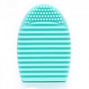 img 3 attached to 🧼 DZT1968 Green Silicone Gel Makeup Washing Brush Cleaner Egg Scrubber Tool: Efficient and Bacteria-Free Cleaning Solution