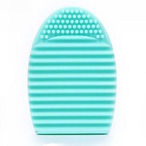 img 2 attached to 🧼 DZT1968 Green Silicone Gel Makeup Washing Brush Cleaner Egg Scrubber Tool: Efficient and Bacteria-Free Cleaning Solution