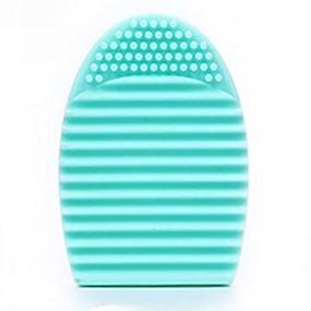 img 4 attached to 🧼 DZT1968 Green Silicone Gel Makeup Washing Brush Cleaner Egg Scrubber Tool: Efficient and Bacteria-Free Cleaning Solution