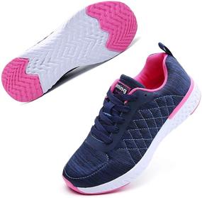 img 4 attached to Maichal Athletic Lightweight Breathable Sneakers Women's Shoes