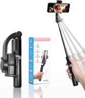 waoops gimbal stabilizer: bluetooth wireless remote selfie stick & tripod 📸 + 1-axis foldable 360° rotation auto balance for iphone android youtube tiktok logo