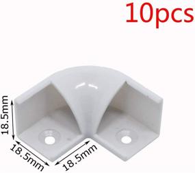 img 3 attached to YiLighting - Pack of 10 L Shape Seamless Corner Extension Connectors for V-Shape Aluminum Channels (L Shape Corner Connector - Set of 10)