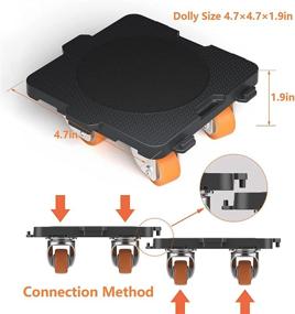 img 2 attached to JHCHU Caster Connectable Capacity Furniture Material Handling Products