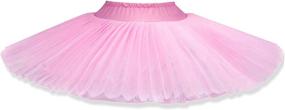 img 4 attached to 🩰 Professional Swan Ballet Tutu Skirt: WENDYWU Women's Organdy Platter Performance Leotard Skirt