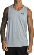 🥰 stay cool and comfortable: rvca men's sport vent tank for ultimate performance logo