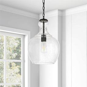 img 1 attached to 🔦 Henn & Hart PD0272 Westford Pendant, 11-inch, Black