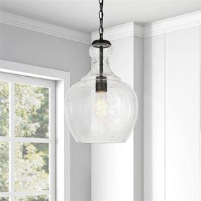 img 4 attached to 🔦 Henn & Hart PD0272 Westford Pendant, 11-inch, Black