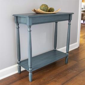 img 3 attached to 🏛️ Antique Navy Décor Therapy Console Table: Enhance Your Space with Style