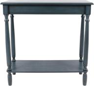 🏛️ antique navy décor therapy console table: enhance your space with style logo