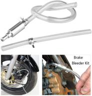 🛠️ motorcycle clutch brake bleeder hose kit - one way check valve tube tool for efficient bleeding logo