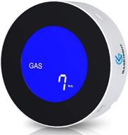 gasknight 2.0: advanced natural gas & propane detector with lcd display - home, kitchen, camper, rv alarm monitor. plug-in gas leak sensor for lpg, lng, methane & butane gases logo