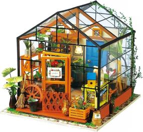 img 4 attached to Create a Delightful Miniature Flower House with Rolife Kit - Perfect Home Decoration for Birthdays