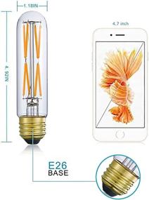 img 2 attached to 💡 Enhanced Dimmable Daylight Vintage Light Bulb: The Perfect Illumination Solution