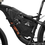 👜 rns bike frame bag: triangle bicycle bags for small, medium & large mtb and road bikes - ideal cycling accessories for bikepacking and storage logo