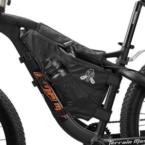 img 4 attached to 👜 RNS Bike Frame Bag: Triangle Bicycle Bags for Small, Medium & Large MTB and Road Bikes - Ideal Cycling Accessories for Bikepacking and Storage