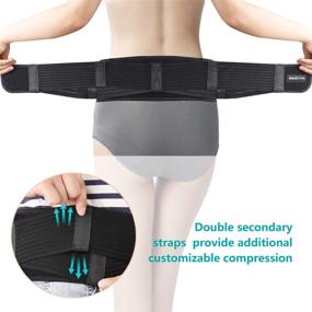 img 1 attached to 🩺 Backtour Si Belt Sacroiliac Belt for Women and Men - Alleviates Sciatic, Pelvic, Lower Back, and Leg Pain - Stabilizes SI Joint - Breathable Anti-Slip Sacroiliac Hip Brace - Fits Hip Sizes 30" to 45