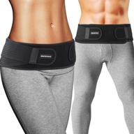 🩺 backtour si belt sacroiliac belt for women and men - alleviates sciatic, pelvic, lower back, and leg pain - stabilizes si joint - breathable anti-slip sacroiliac hip brace - fits hip sizes 30" to 45 logo