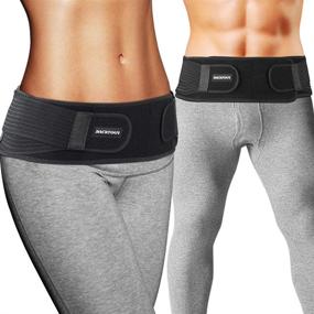 img 4 attached to 🩺 Backtour Si Belt Sacroiliac Belt for Women and Men - Alleviates Sciatic, Pelvic, Lower Back, and Leg Pain - Stabilizes SI Joint - Breathable Anti-Slip Sacroiliac Hip Brace - Fits Hip Sizes 30" to 45