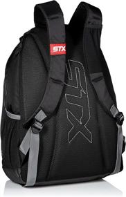 img 3 attached to STX Lacrosse Sidewinder Backpack Black Sports & Fitness