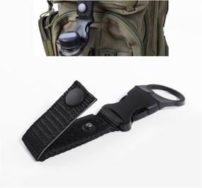 img 1 attached to Bottle Hanging Buckle Clip: Ultimate EDC Tactical Strap Holder for Outdoor Enthusiasts - Pack of 3