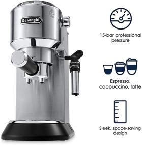 img 3 attached to De'Longhi EC685M Dedica Deluxe Espresso Machine with Automatic Features, Metallic