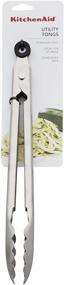 img 2 attached to Premium KitchenAid Stainless Steel Utility Tongs: 10.28 Inch Versatility at Your Fingertips