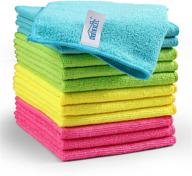 microfiber cleaning towels assorted yellow logo