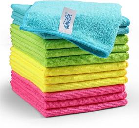 img 4 attached to Microfiber Cleaning Towels Assorted Yellow