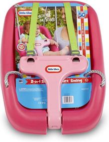 img 2 attached to 🔒 Little Tikes Secure Swing Magenta: Ensuring Safe and Fun Swinging for Kids