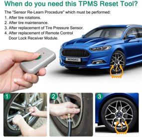 img 3 attached to 🔧 Arozk TPMS Sensor Relearn Reset Tool: Programming, Training, Activation Tool for Ford & Mazda Tire Pressure Monitor System Sensor | TPMS19 Transmitter