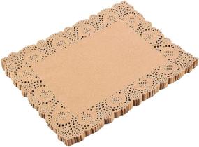 img 4 attached to Lace Paper Doilies Decorative Decoration Food Service Equipment & Supplies