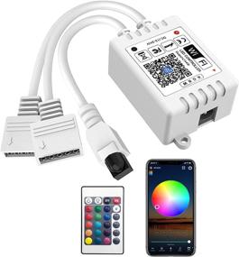 img 4 attached to 🌈 GIDEALED Smart WiFi RGBW LED Controller: Voice/APP Control, Compatible with Alexa & Google Assistant