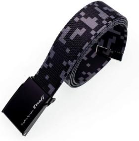 img 3 attached to 👔 Silver Reversible Metal Buckle Men's Belt by Teeoff - Enhance Your Accessory Collection