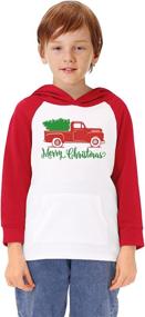 img 3 attached to Besserbay Toddler Sweatshirt Christmas Holiday Boys' Clothing ~ Fashion Hoodies & Sweatshirts