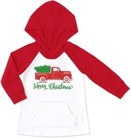 img 4 attached to Besserbay Toddler Sweatshirt Christmas Holiday Boys' Clothing ~ Fashion Hoodies & Sweatshirts
