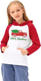 img 2 attached to Besserbay Toddler Sweatshirt Christmas Holiday Boys' Clothing ~ Fashion Hoodies & Sweatshirts