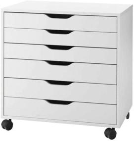 img 1 attached to 🗄️ IKEA 401.962.41 Alex Drawer on Casters, White, 26 inch Height, 19 inch Width, 26 inch Length