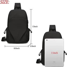 img 3 attached to Backpack Crossbody Waterproof Shoulder Daypack Outdoor Recreation