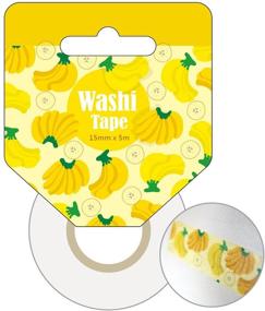 img 1 attached to 🍌 Top-rated Banana Washi Tape, 15mm/5m, Best Quality