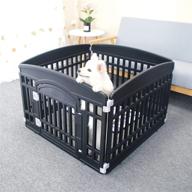 🐾 pet playpen with door - indoor and outdoor dog fence playpen for medium and small dogs логотип