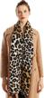 gerinly womens scarves cashmere like leopard women's accessories logo