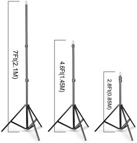 img 2 attached to Upgrade Your Studio Setup with the SLOW DOLPHIN 10Ft Adjustable Backdrop Support System Kit