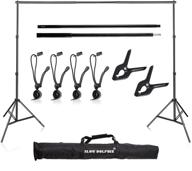 upgrade your studio setup with the slow dolphin 10ft adjustable backdrop support system kit logo