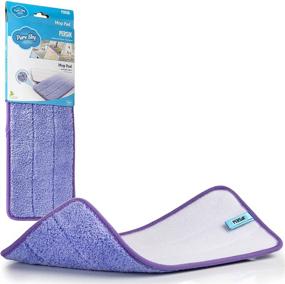 img 3 attached to Pure-Sky Ultra Microfiber MOP PAD: Stick-Attachable, No-Detergent Floor Cleaning - Perfect for Hardwood, Tile, Marble, Linoleum & Kitchen Floors
